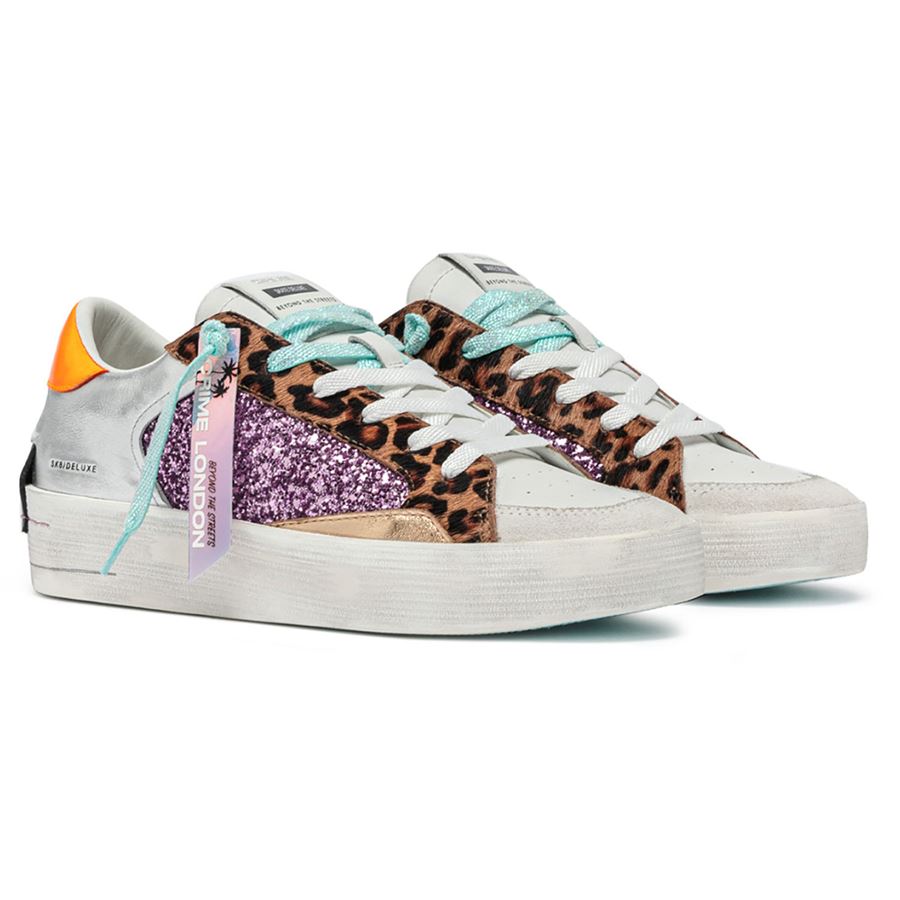 Sk8 Deluxe Wedge Exotic Purple sneakers da donna Crime London | 20130PP7B68